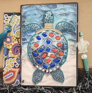 Colorful Turtle Design Notebook